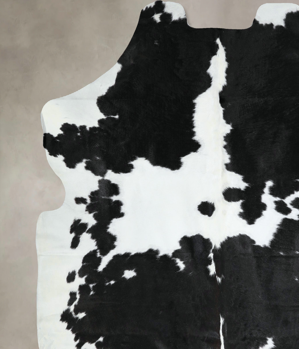 Black and White X-Large Brazilian Cowhide Rug 7'0"H x 6'5"W #A41202 by Hudson Hides