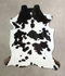 Black and White X-Large Brazilian Cowhide Rug 7'5
