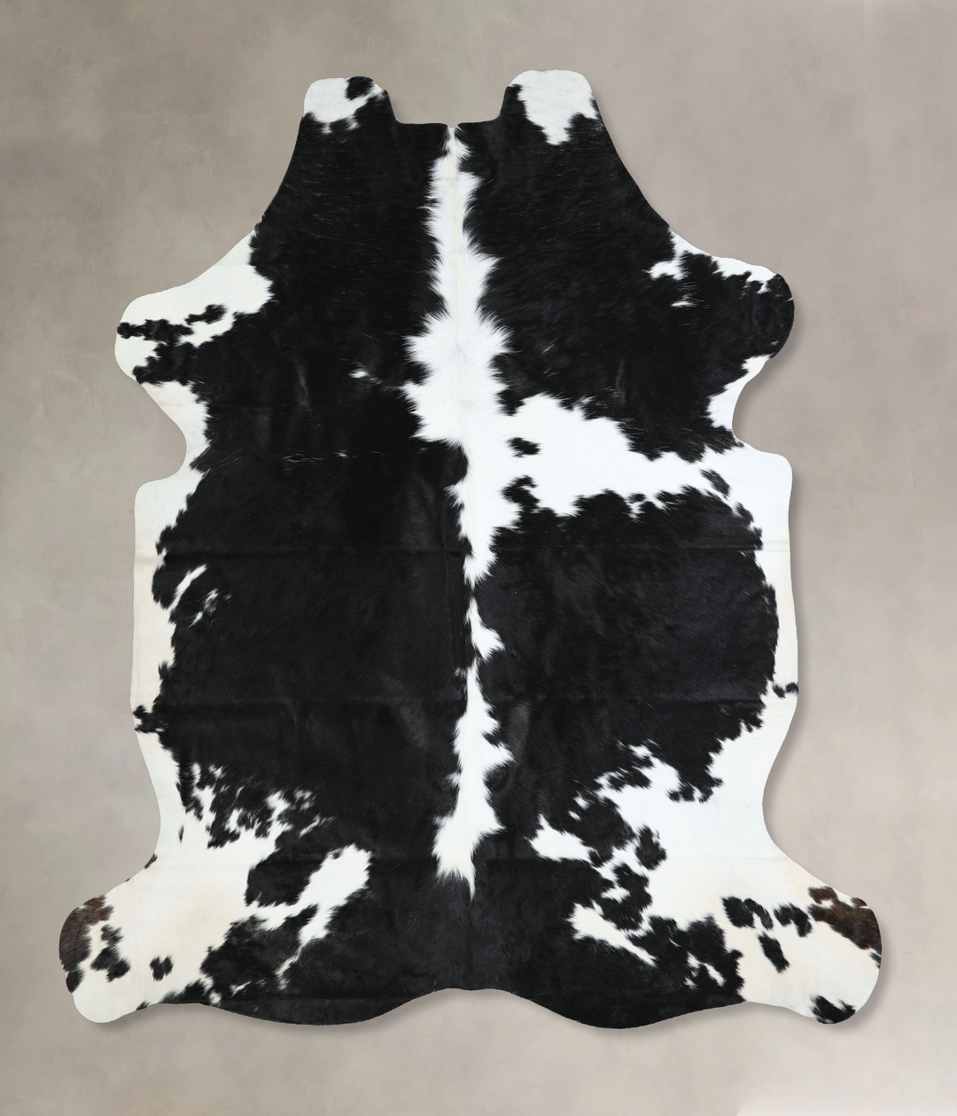 Black and White X-Large Brazilian Cowhide Rug 6'11"H x 6'4"W #A41205 b