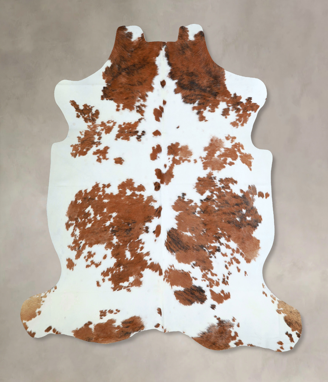 Tricolor X-Large European Cowhide Rug 6'10"H x 6'5"W #A41212 by Hudson