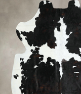 Black and White X-Large Brazilian Cowhide Rug 6'6"H x 6'8"W #A41232 by Hudson Hides