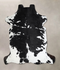 Black and White X-Large Brazilian Cowhide Rug 6'10