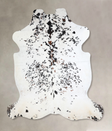 Tricolor X-Large European Cowhide Rug 7'2"H x 6'3"W #A41279 by Hudson Hides