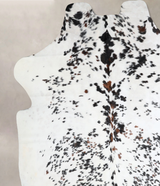 Tricolor X-Large European Cowhide Rug 7'2"H x 6'3"W #A41279 by Hudson Hides