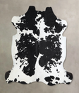 Black and White X-Large Brazilian Cowhide Rug 6'5"H x 6'6"W #A41293 by Hudson Hides