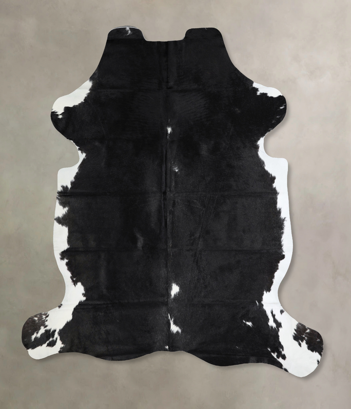Black and White X-Large Brazilian Cowhide Rug 6'11"H x 6'2"W #A41294 by Hudson Hides