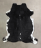 Black and White X-Large Brazilian Cowhide Rug 6'11