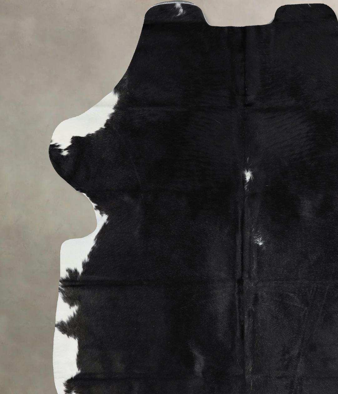 Black and White X-Large Brazilian Cowhide Rug 6'11"H x 6'2"W #A41294 b