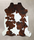 Tricolor X-Large European Cowhide Rug 7'2"H x 6'4"W #A41324 by Hudson Hides