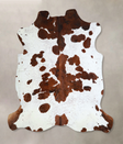 Tricolor X-Large European Cowhide Rug 6'9"H x 6'8"W #A41353 by Hudson Hides