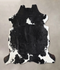 Black and White X-Large Brazilian Cowhide Rug 7'0
