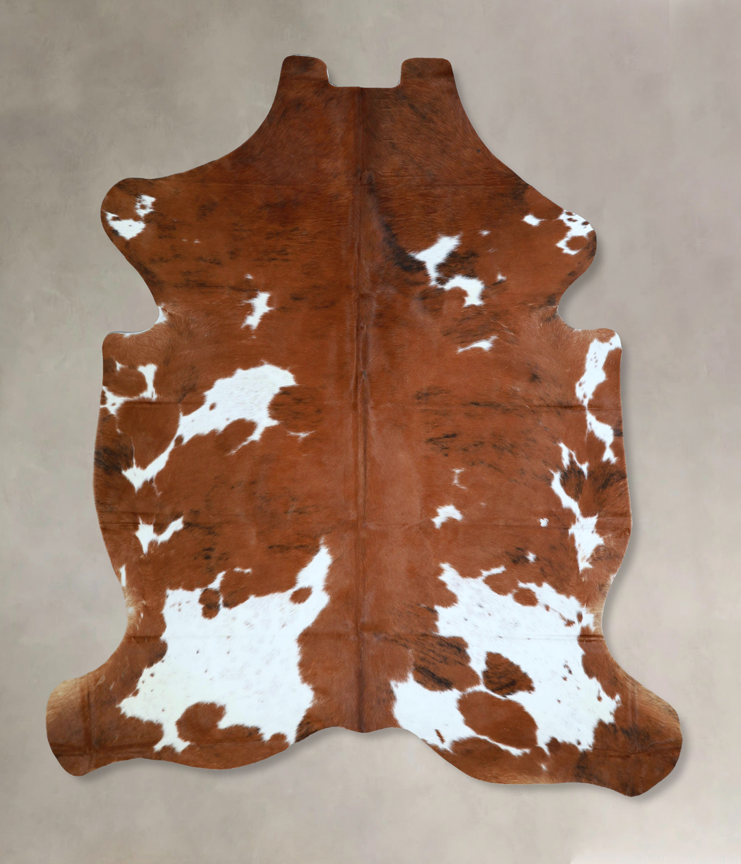 Tricolor X-Large European Cowhide Rug 7'2"H x 6'3"W #A41369 by Hudson 