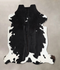 Black and White X-Large Brazilian Cowhide Rug 6'9