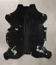 Black and White XX-Large Brazilian Cowhide Rug 7'10"H x 7'2"W #A41401 by Hudson Hides