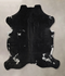 Black and White XX-Large Brazilian Cowhide Rug 7'10