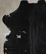 Black and White XX-Large Brazilian Cowhide Rug 7'10"H x 7'2"W #A41401 by Hudson Hides