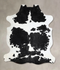 Black and White X-Large Brazilian Cowhide Rug 7'6