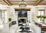 Black and White X-Large Brazilian Cowhide Rug 7'6"H x 6'7"W #A41413 by Hudson Hides