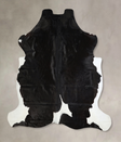 Black and White XX-Large Brazilian Cowhide Rug 7'9"H x 7'3"W #A41417 by Hudson Hides