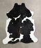 Black and White XX-Large Brazilian Cowhide Rug 8'0