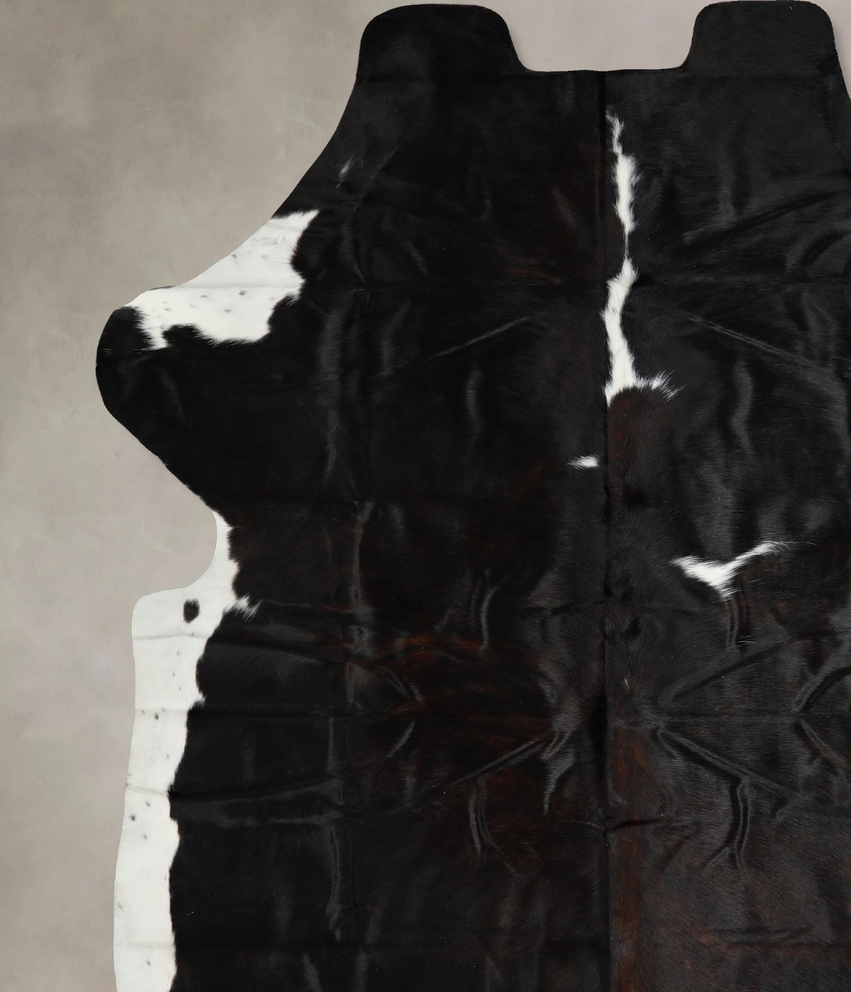 Black and White XX-Large Brazilian Cowhide Rug 7'9"H x 6'8"W #A41434 by Hudson Hides