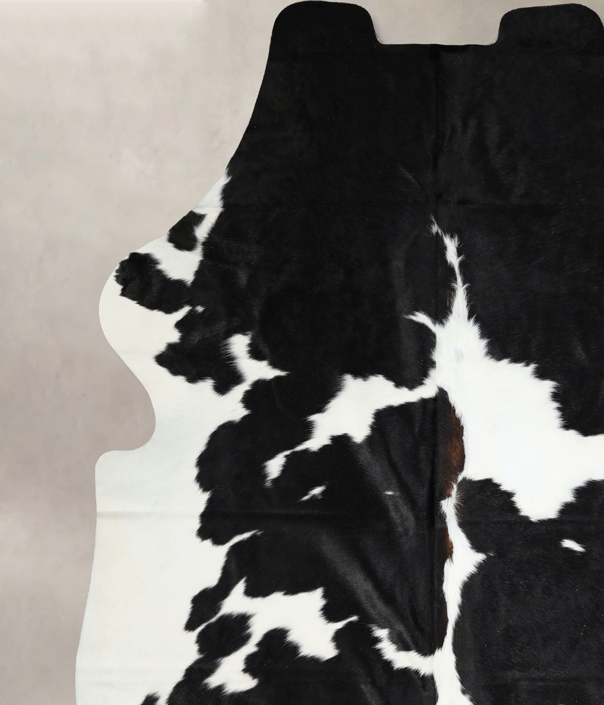 Black and White XX-Large Brazilian Cowhide Rug 7'8"H x 6'9"W #A41435 by Hudson Hides