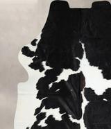 Black and White XX-Large Brazilian Cowhide Rug 7'8"H x 6'9"W #A41435 by Hudson Hides