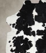Black and White XX-Large Brazilian Cowhide Rug 7'9"H x 6'6"W #A41464 by Hudson Hides