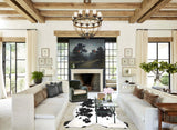 Black and White XX-Large Brazilian Cowhide Rug 7'9"H x 6'6"W #A41464 by Hudson Hides