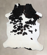 Black and White X-Large Brazilian Cowhide Rug 7'10"H x 6'0"W #A41465 by Hudson Hides
