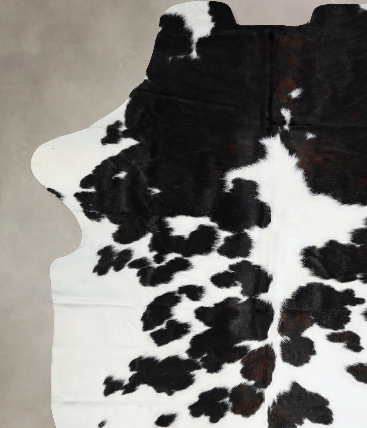 Black and White X-Large Brazilian Cowhide Rug 7'10"H x 6'0"W #A41465 by Hudson Hides