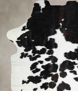 Black and White X-Large Brazilian Cowhide Rug 7'10"H x 6'0"W #A41465 by Hudson Hides