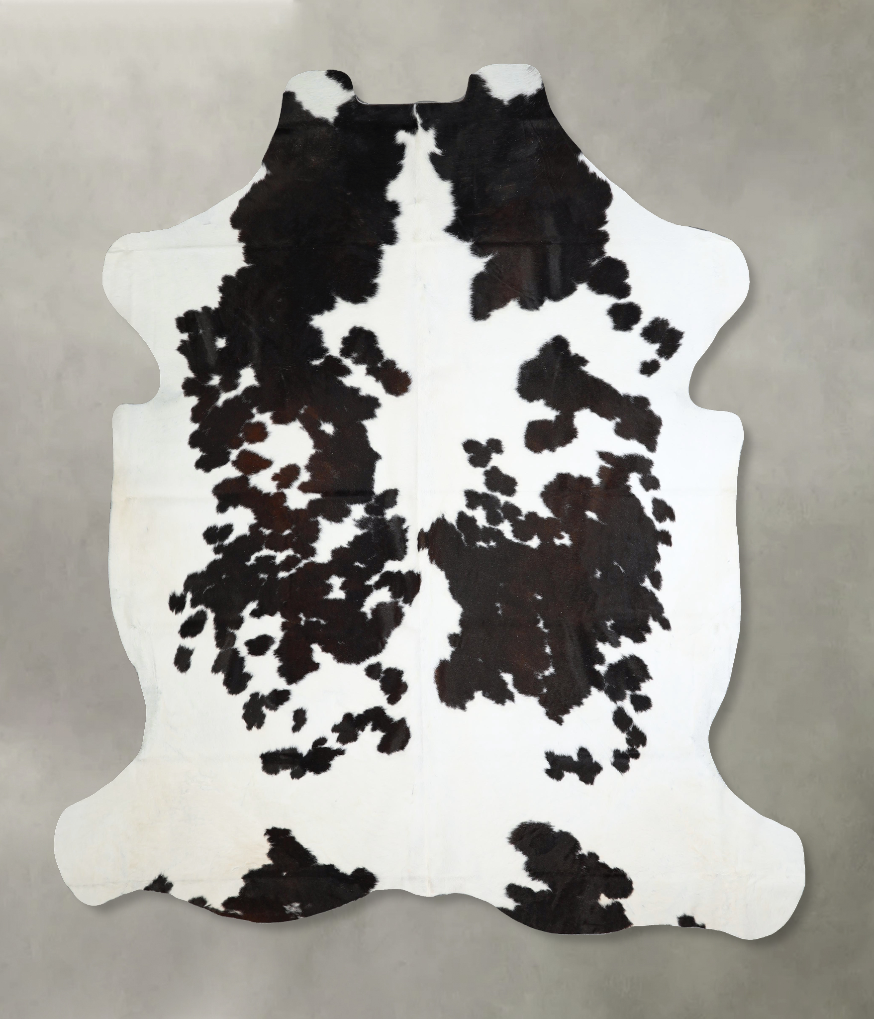 Chocolate and White Cowhide Rug #A41467