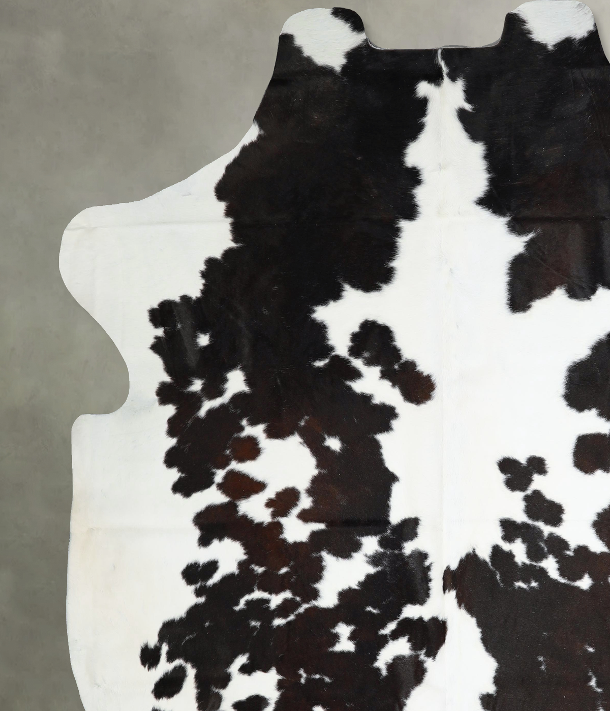 Chocolate and White Cowhide Rug #A41467