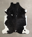 Black and White XX-Large Brazilian Cowhide Rug 8'0"H x 6'9"W #A41508 by Hudson Hides