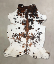 Tricolor X-Large European Cowhide Rug 7'6"H x 6'7"W #A41512 by Hudson Hides