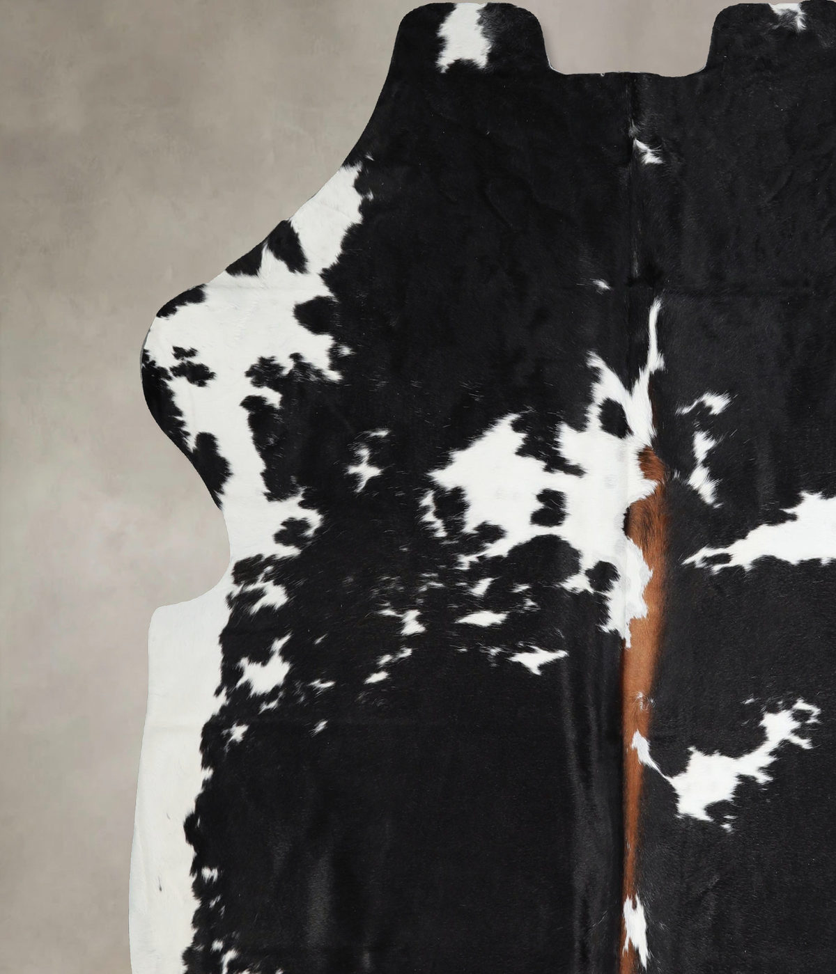 Black and White XX-Large Brazilian Cowhide Rug 7'3"H x 7'2"W #A41526 by Hudson Hides