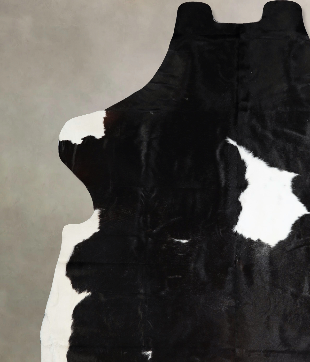 Black and White XX-Large Brazilian Cowhide Rug 8'2"H x 7'4"W #A41530 by Hudson Hides