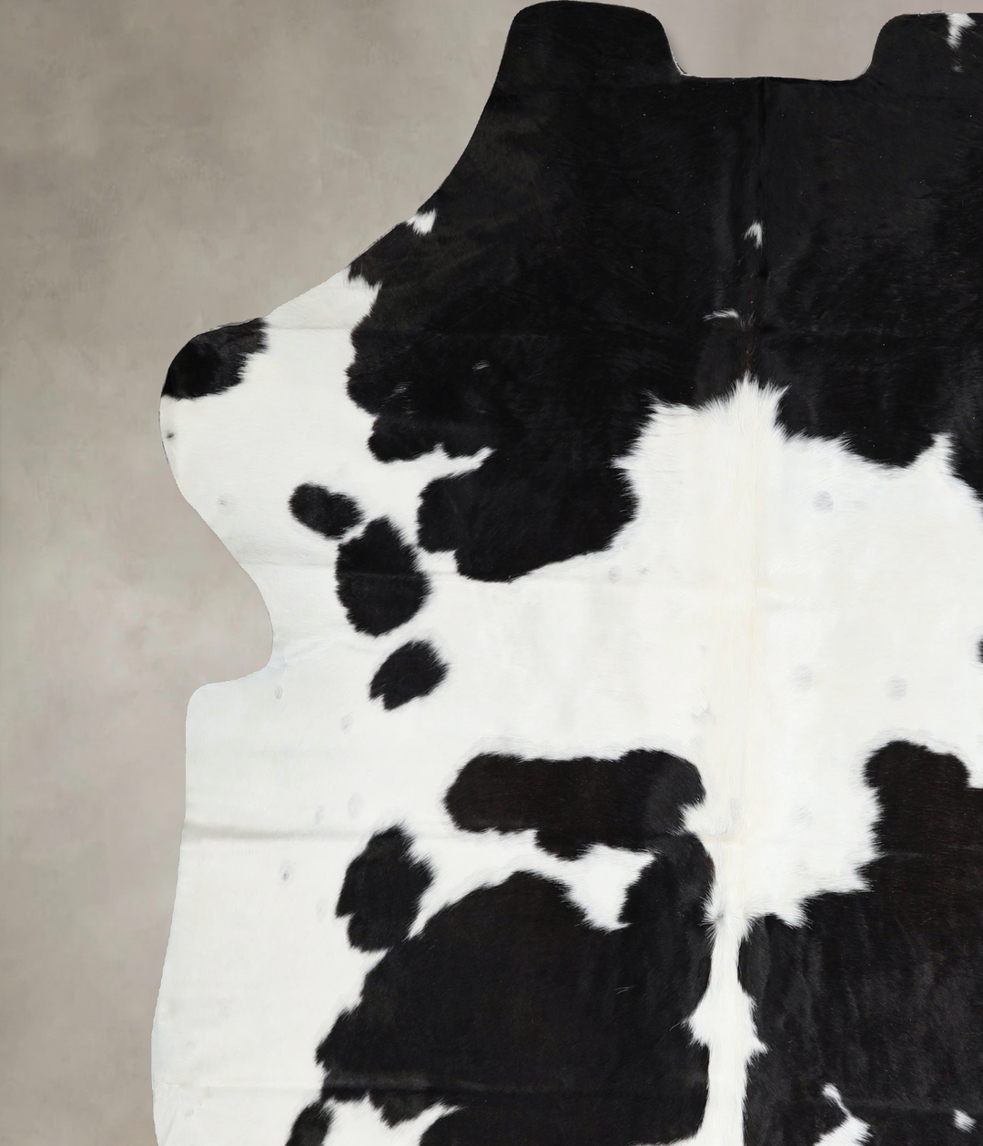 Black and White XX-Large Brazilian Cowhide Rug 7'6"H x 7'1"W #A41531 b