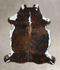 Tricolor X-Large European Cowhide Rug 7'5