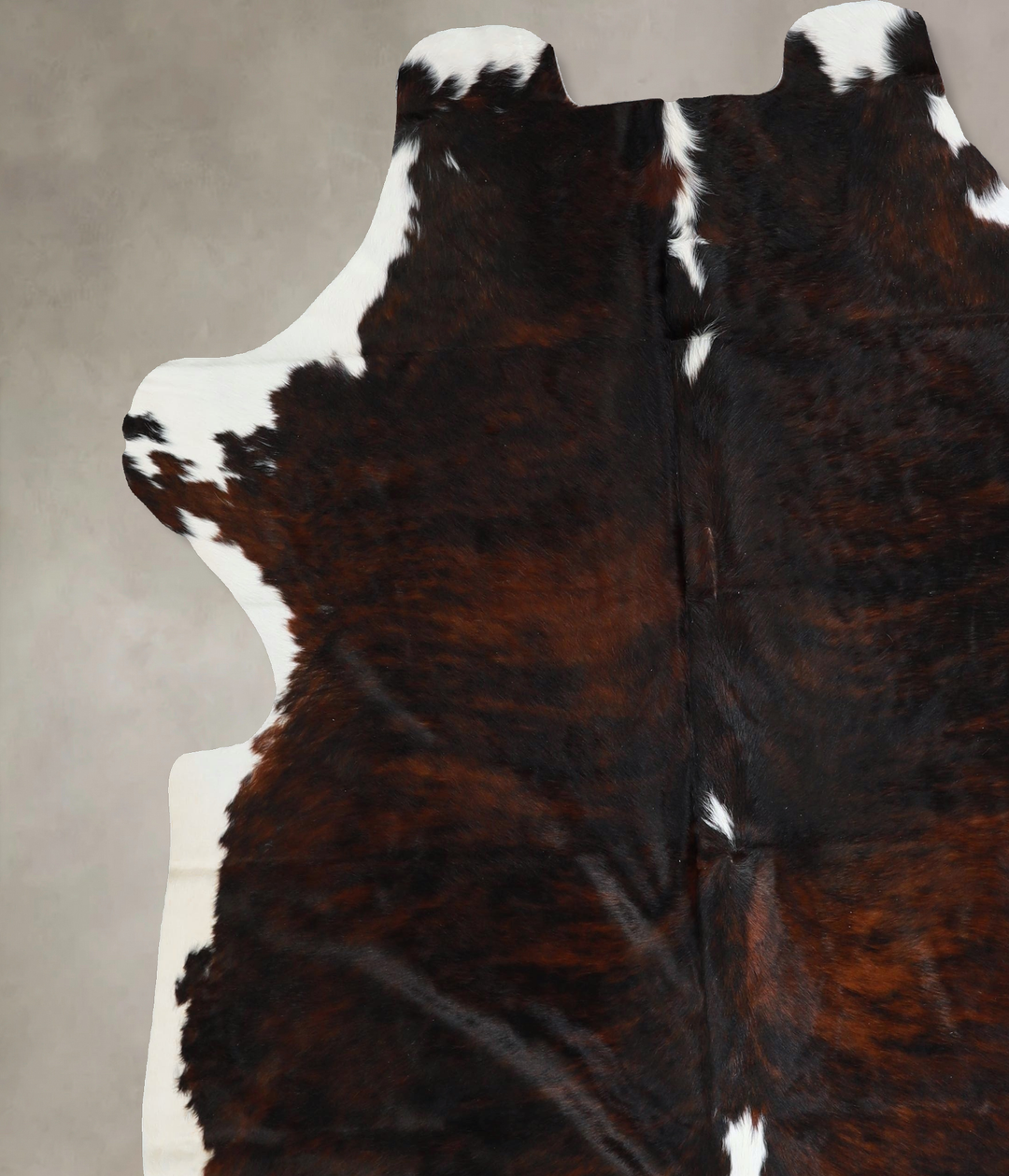 Tricolor XX-Large European Cowhide Rug 7'6"H x 6'9"W #A41583 by Hudson