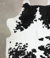 Black and White X-Large Brazilian Cowhide Rug 7'2"H x 6'8"W #A41601 by Hudson Hides
