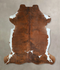 Tricolor X-Large European Cowhide Rug 7'3