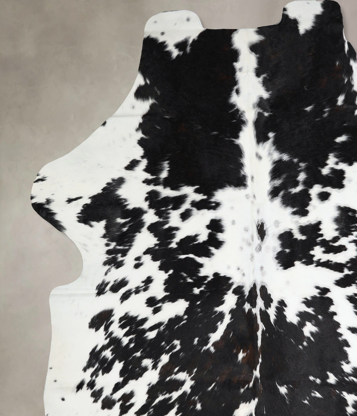 Tricolor XX-Large European Cowhide Rug 7'11"H x 6'10"W #A41705 by Hudson Hides