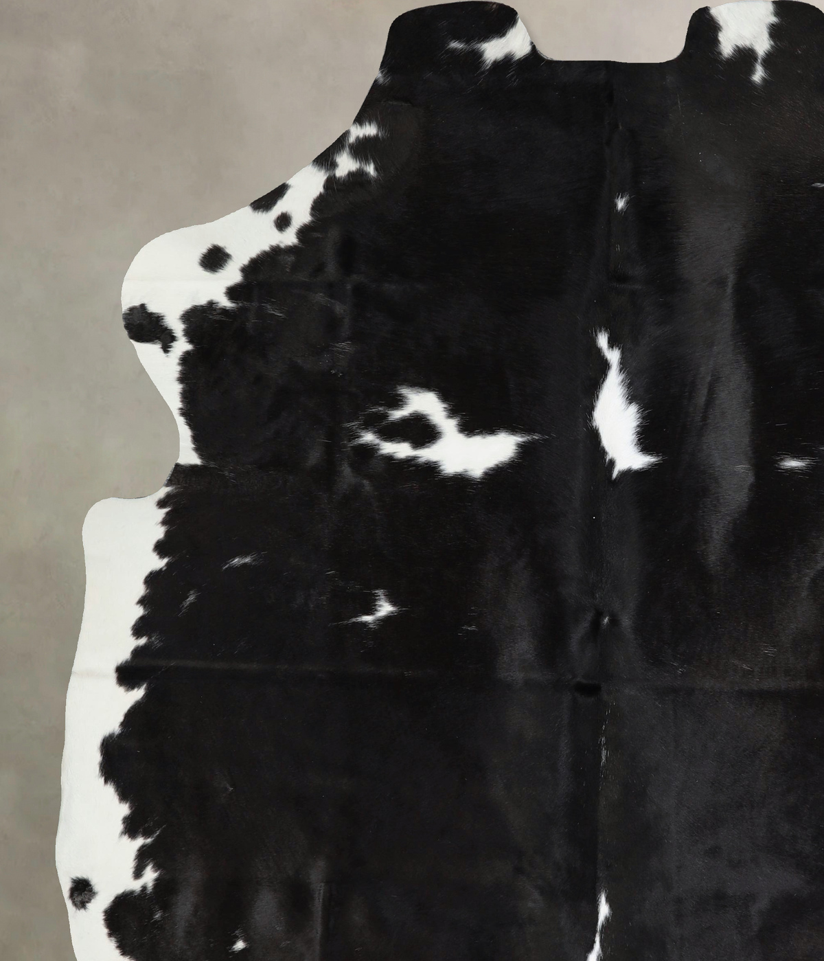 Black and White X-Large Brazilian Cowhide Rug 7'10"H x 6'3"W #A41735 by Hudson Hides