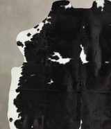 Black and White X-Large Brazilian Cowhide Rug 7'10"H x 6'3"W #A41735 by Hudson Hides