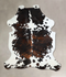 Tricolor X-Large European Cowhide Rug 7'11