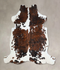 Tricolor X-Large European Cowhide Rug 6'3