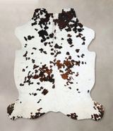 Tricolor X-Large European Cowhide Rug 7'3"H x 6'8"W #A41784 by Hudson Hides