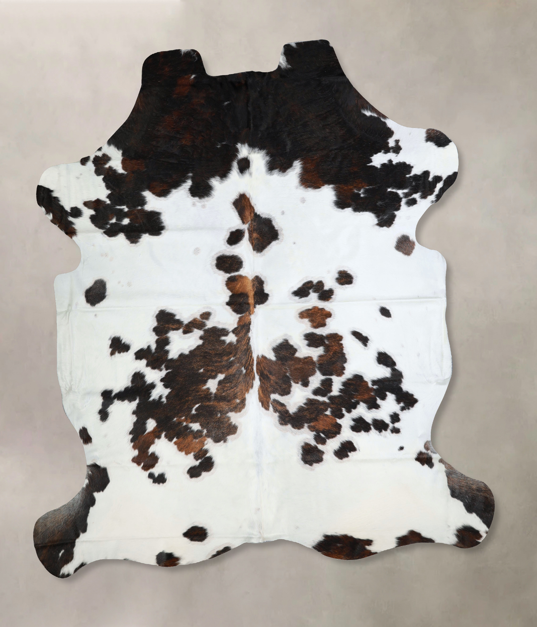 Tricolor XX-Large European Cowhide Rug 7'11"H x 7'2"W #A41819 by Hudso